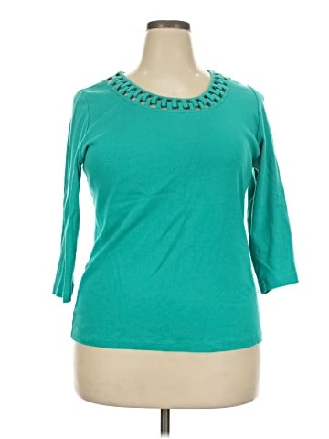 Karen Scott 3/4 Sleeve T-Shirt (view 1)