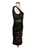 Bebe Animal Print Brown Cocktail Dress Size S - photo 4