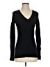 Aqua 100% Cashmere Black Cashmere Pullover Sweater Size S - photo 1