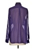 Kut from the Kloth 100% Polyester Purple Long Sleeve Blouse Size S - photo 2