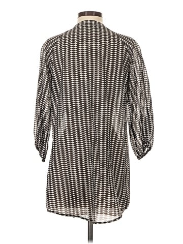 Shoshanna 3/4 Sleeve Silk Top (view 2)