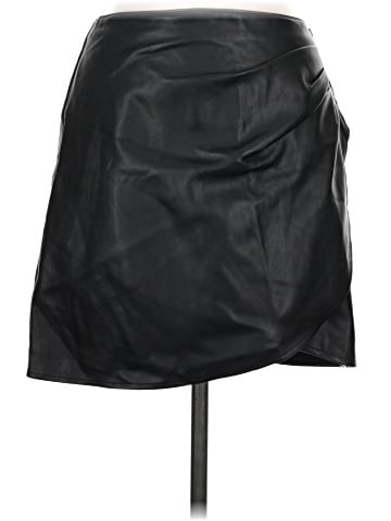 Abercrombie & Fitch Faux Leather Skirt (view 1)