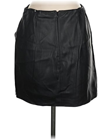 Abercrombie & Fitch Faux Leather Skirt (view 2)