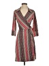 Laundry by Design Print Red Casual Dress Size XS - photo 1