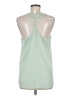 Naked Zebra 100% Polyester Green Sleeveless Blouse Size M - photo 2