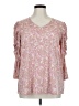 Cato Pink 3/4 Sleeve Blouse Size 14 - photo 1