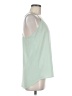 Naked Zebra 100% Polyester Green Sleeveless Blouse Size M - photo 4