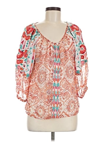Tolani 3/4 Sleeve Blouse (view 1)