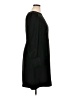 J.Crew 100% Polyester Solid Black Casual Dress Size 16 - photo 4