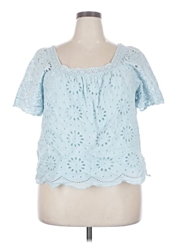 Nicole Miller Artelier Short Sleeve Blouse (view 1)