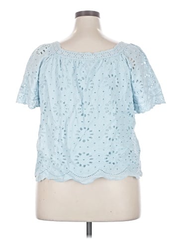Nicole Miller Artelier Short Sleeve Blouse (view 2)