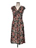Travelsmith Print Red Casual Dress Size M - photo 1