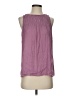 Monday Fun 100% Polyester Purple Sleeveless Blouse Size S - photo 1
