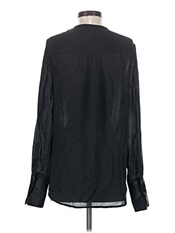 Rag & Bone Long Sleeve Silk Top (view 2)