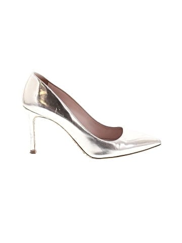 Miu Miu Lame Leather Glitter Pumps (view 1)