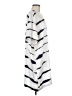 ATM 100% Silk Graphic White Casual Dress Size Med - Lg - photo 4