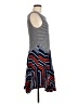 Maeve Graphic Gray Casual Dress Size M - photo 4