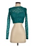 City Studio Teal Long Sleeve Top Size 0 - photo 1