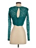 City Studio Teal Long Sleeve Top Size 0 - photo 2