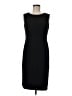 Kasper Solid Black Cocktail Dress Size 6 - photo 1