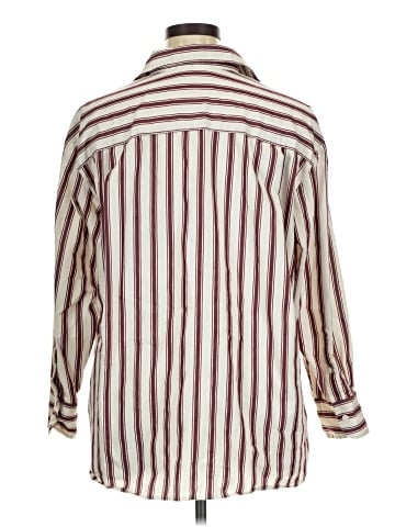 Lane Bryant Long Sleeve Button-Down Shirt (view 2)