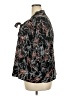 Adrienne Vittadini 100% Polyester Print Black 3/4 Sleeve Blouse Size 2X - photo 5