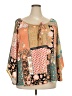 Tacera Orange 3/4 Sleeve Blouse Size 2X - photo 1