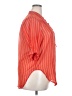 Dna Couture 100% Polyester Stripes Orange 3/4 Sleeve Blouse Size 2X - photo 4