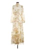1.State 100% Polyester Floral Ivory Casual Dress Size M - photo 2