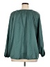 Lauren Conrad 100% Polyester Teal Long Sleeve Blouse Size 1X - photo 2