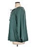 Lauren Conrad 100% Polyester Teal Long Sleeve Blouse Size 1X - photo 5