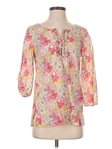 Calypso St. Barth 3/4 Sleeve Blouse (view 1)