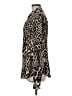 Just Cavalli 100% Polyester Animal Print Brown Tan Long Sleeve Blouse Size M (estimated) - photo 5