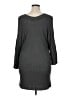 NY Collection 100% Rayon Gray Pullover Sweater Size XL - photo 2
