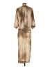 Smythe 100% Polyester Animal Print Tan Casual Dress Size S - photo 2