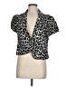 Larry Levine Animal Print Black Blazer Size M - photo 1