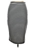 Copper Key Stripes Gray Casual Skirt Size L - photo 1