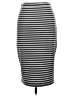 Copper Key Stripes Gray Casual Skirt Size L - photo 2