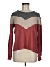 Paper Crane Chevron-herringbone Burgundy Pullover Sweater Size M - photo 1