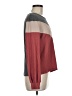 Paper Crane Chevron-herringbone Burgundy Pullover Sweater Size M - photo 4