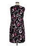 Alyx Graphic Black Cocktail Dress Size 16 - photo 2