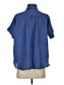 Everlane 100% Triacetate Solid Blue Short Sleeve Blouse Size 00 - photo 2