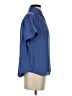 Everlane 100% Triacetate Solid Blue Short Sleeve Blouse Size 00 - photo 4