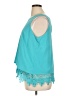 Skye's The Limit 100% Polyester Teal Sleeveless Blouse Size XL - photo 5