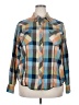 Roper 100% Cotton Plaid Blue Long Sleeve Button-Down Shirt Size 2X - photo 1