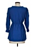 Isabel Maternity Blue 3/4 Sleeve Blouse Size S - photo 2