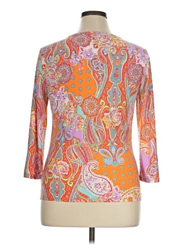 Chaps 3/4 Sleeve Top (view 2)