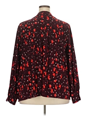 Karl Lagerfeld Paris Long Sleeve Blouse (view 2)