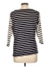 L.L.Bean 100% Cotton Stripes Blue Black Pullover Sweater Size L - photo 2