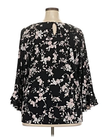 Karl Lagerfeld Paris 3/4 Sleeve Blouse (view 2)